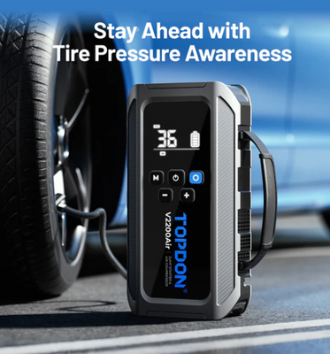 STARTBOOSTER - Starthjälp med inbyggd kompressor