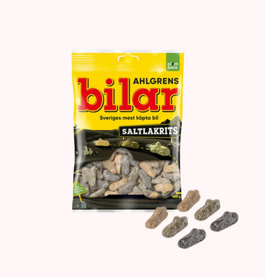 Ahlgrens Bilar Saltlakrits 100 g
