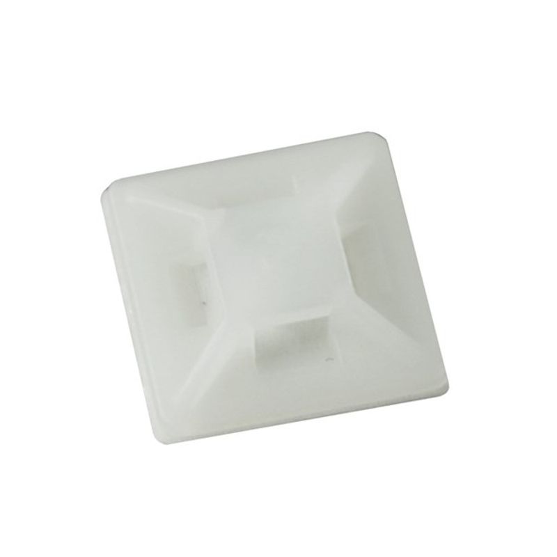 Självhäftande buntbandsfästen 4-vägs, 19x19mm