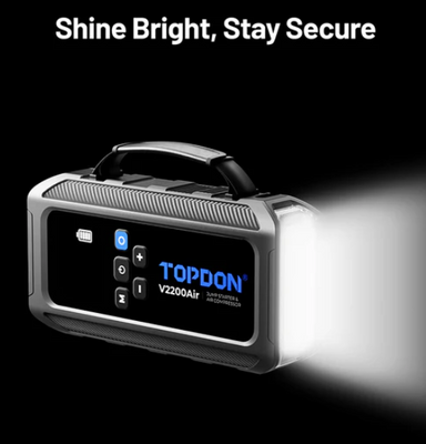 STARTBOOSTER - Starthjälp med inbyggd kompressor