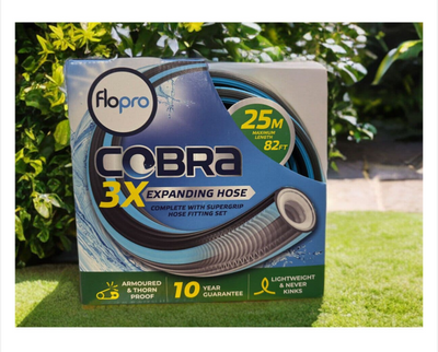 Flopro Cobra Expanderande Trädgårdsslang 25 meter
