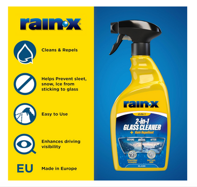 Rain-X 2-in-1 Glass Cleaner & Rain Repellent 500 ml