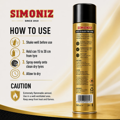 Simoniz Back to Black Tyre & Trim Shine 600 ml
