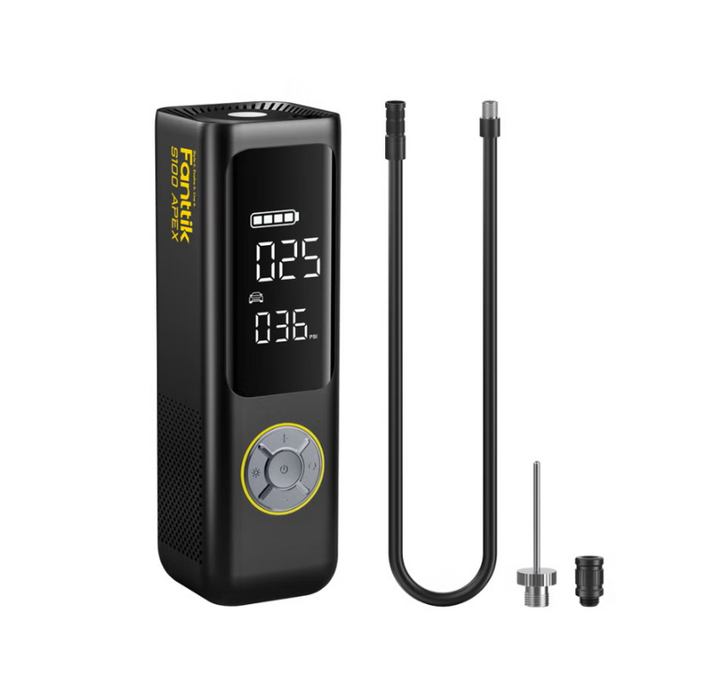Fanttik S100 APEX Portabel Däckkompressor med Powerbank