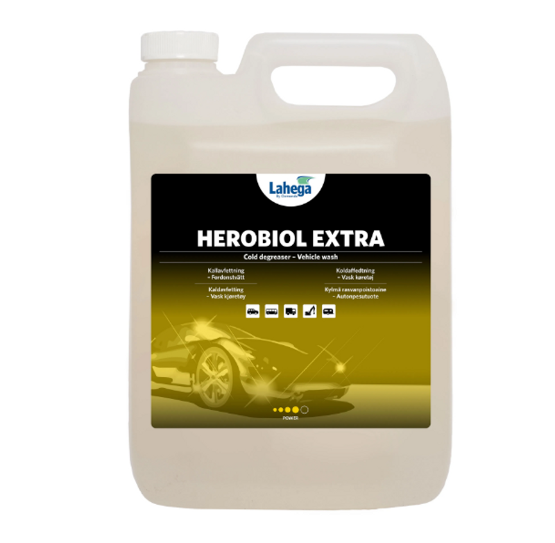 Herbiol Extra 5L– kraftfull kallavfettning för olja, tjära och asfalt