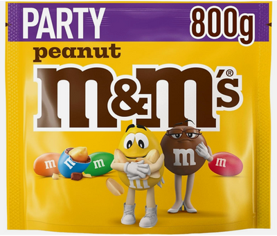 M&M's Peanut 800 g – Krispig chokladglädje i storpack!