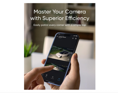 eufy Floodlight Camera E30 – Smart 360° övervakning med AI och 2K-video