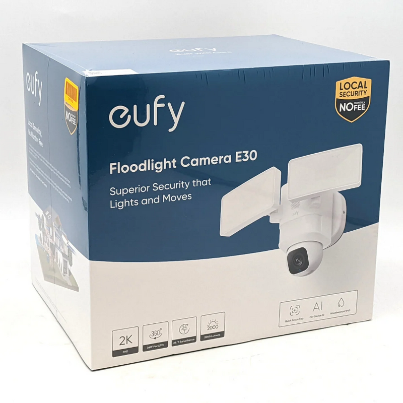 eufy Floodlight Camera E30 – Smart 360° övervakning med AI och 2K-video