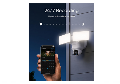 eufy Floodlight Camera E30 – Smart 360° övervakning med AI och 2K-video