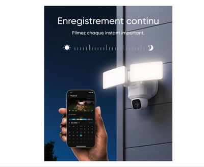 eufy Floodlight Camera E30 – Smart 360° övervakning med AI och 2K-video
