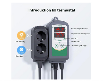 Inkbird ITC-308 WiFi – Smart temperaturregulator för värme och kyla