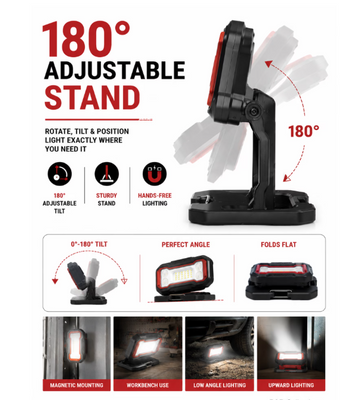 Infinity X1 Arbetslampa 2500 Lumen – Uppladdningsbar LED med Magnetfäste