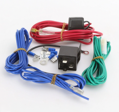 Extraljussats med Relä & Kablar – 12V, 30A