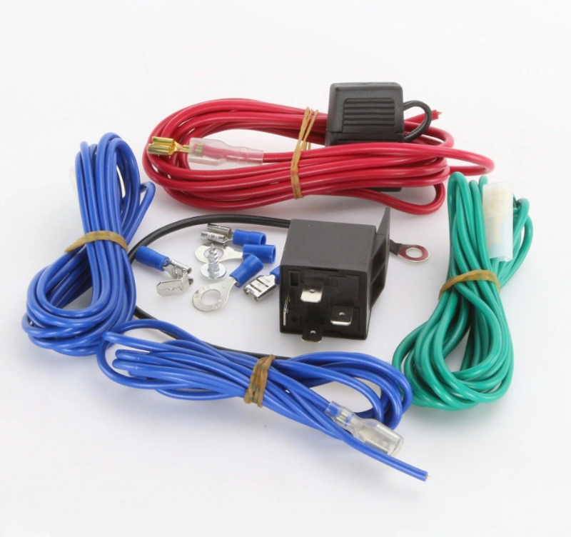 Extraljussats med Relä & Kablar – 12V, 30A