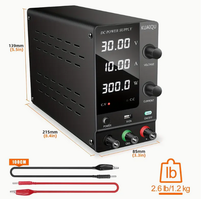LABBAGGREGAT - DC POWER SUPPLY 120Volt 3Amp