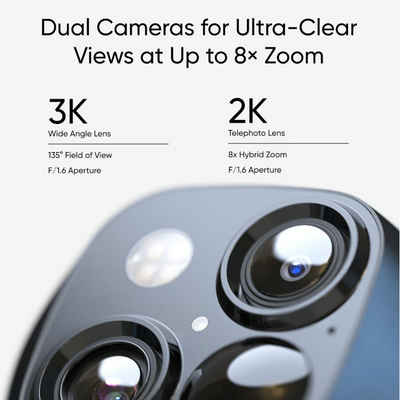 Eufy SoloCam S340 – Trådlös utomhuskamera med 360° överblick och solcellsdrift