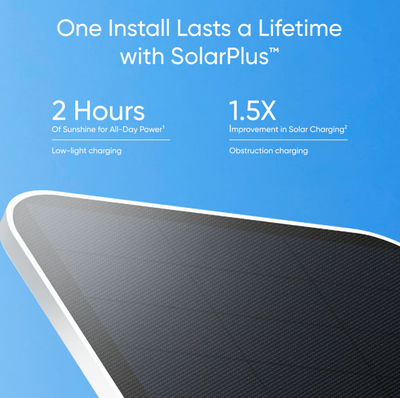 Eufy SoloCam S340 – Trådlös utomhuskamera med 360° överblick och solcellsdrift