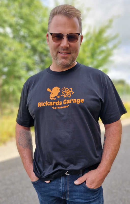 Rickards Garage Original T-Shirt - Svart
