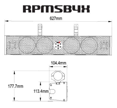 Cerwin Vega Soundbar RPMSB4X