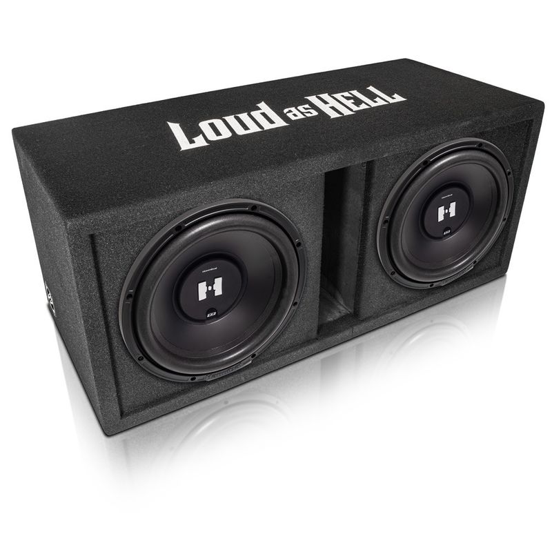 Hannibal HS-1200 D2 2x12" LOUD AS HELL låda 2x2ohm