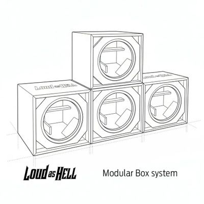 Loud as Hell 1x10" Midbaslåda