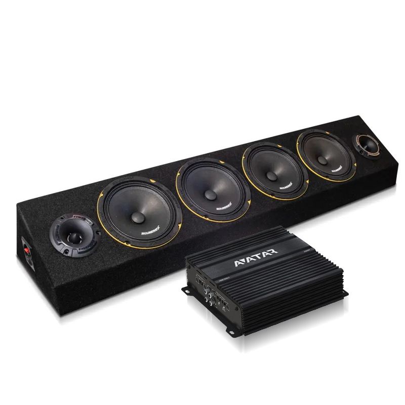 Soundmax SX-MX6 LOUD AS HELL planka slope Ampkit V2