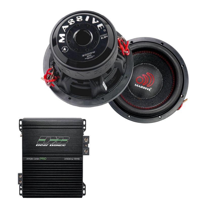 Massive Audio 2x10" SUMMO XL ampkit