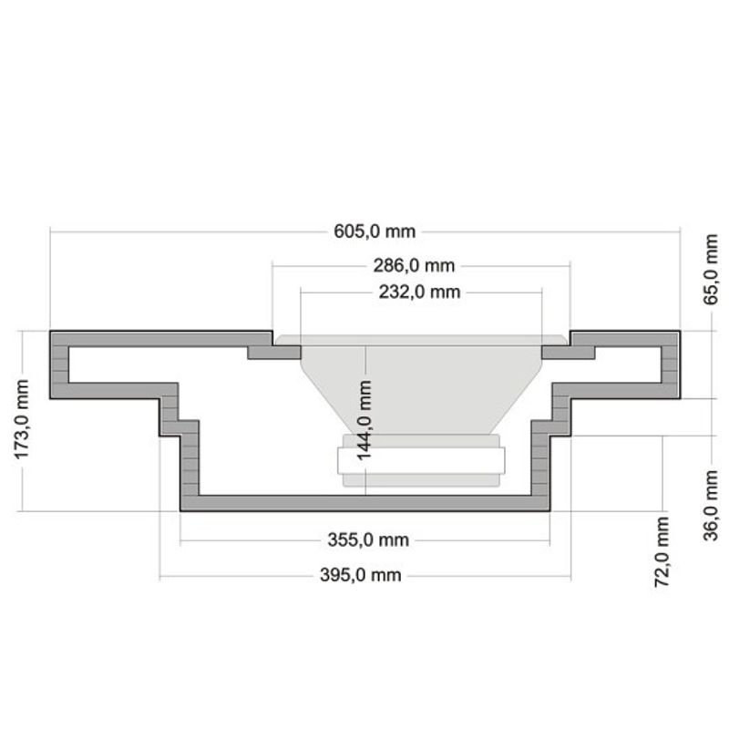 Baslåda Felga 16 10" spare wheel 16"