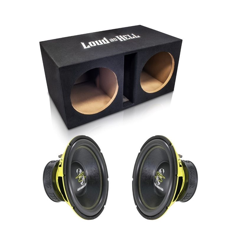 Ground Zero GZRW 15XSPL 2x15" LOUD AS HELL låda