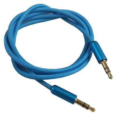 Auxkabel blå