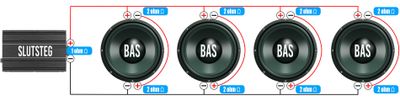 2x2 ohms element 4st