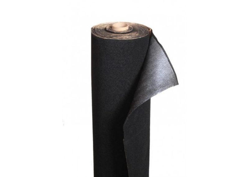 Comfortmat CARPET Svart (with glue) Full rulle 10m