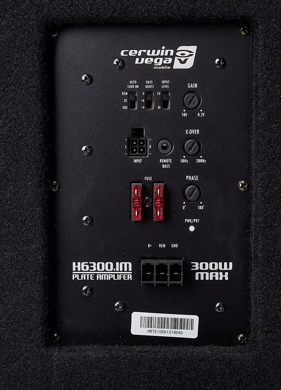 Cerwin-Vega HED 10" SLIM Aktiv Baslåda