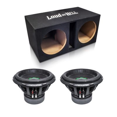 Apocalypse DB-3015D2R 2x15" LOUD AS HELL låda