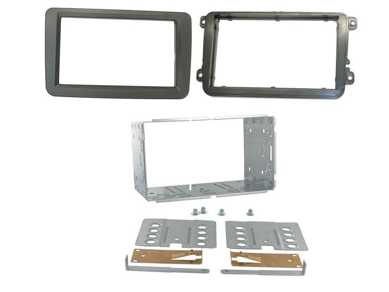 2-DIN instrumentpanel Seat/Skoda/VW olika fordon svart