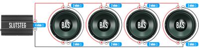 2x2 ohms element 4st