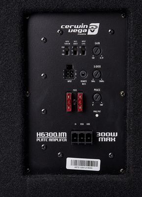 Cerwin-Vega HED 10" SLIM Aktiv Baslåda