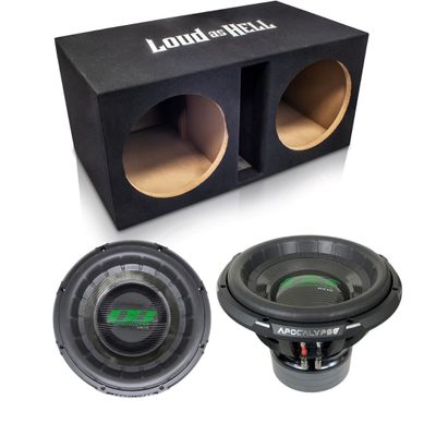 Apocalypse DB-3515D1R 2x15" LOUD AS HELL låda