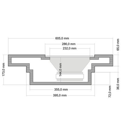 Baslåda Felga 16 10" spare wheel 16"