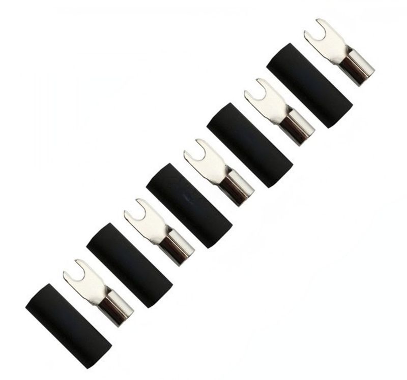 Gaffelkabelsko 10mm2, 5x Svart