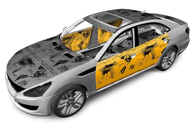 Ljuddämpningskit för 4 dörrar