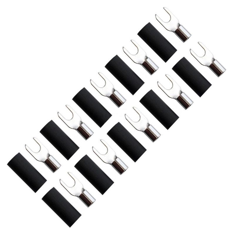 Gaffelkabelsko 6.0 Mm2, 10x Svart