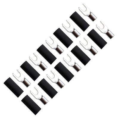 Gaffelkabelsko 6.0 Mm2, 10x Svart