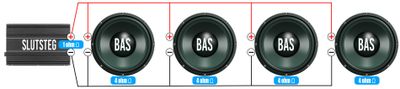 4 ohms element 4st