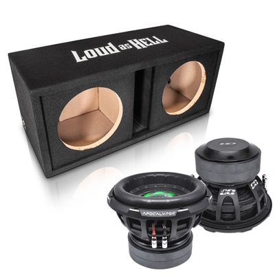 Apocalypse DB-3012D1R 2x12" LOUD AS HELL låda