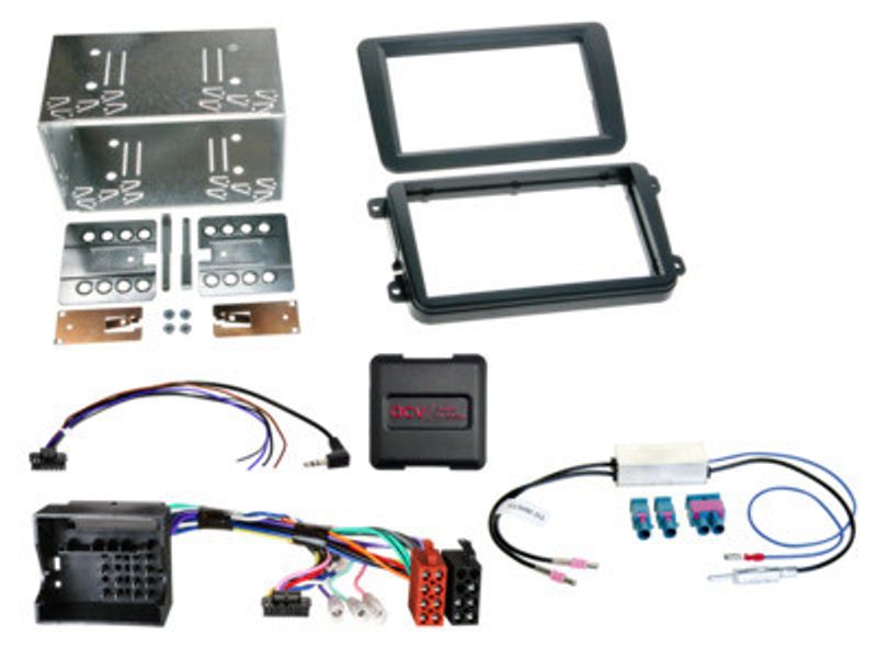 2-DIN Kit Seat/Skoda/VW different vehicles SWC/antenna