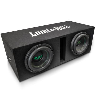 Deaf Bonce 2x10" LOUD AS HELL låda 2x2 Ohm