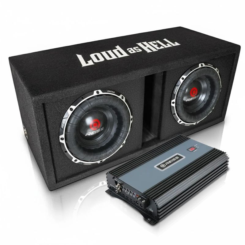 2x12" Reiss RS-VQ12.D1 Loud as hell låda ampkit