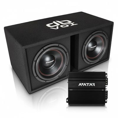 2x12" Soundmax SX-FX12.D4 dBVox låda Ampkit