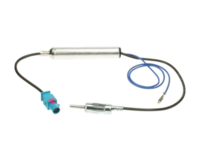 Antenna adapter Fakra(m)>DIN(m) 12V phantom power